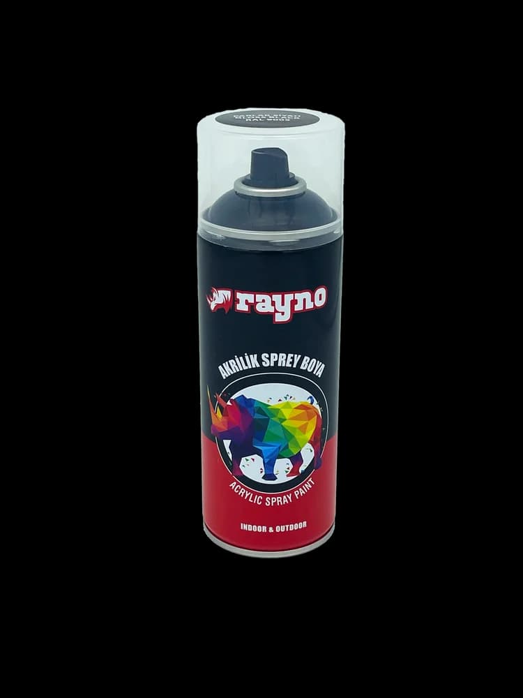 Rayno Sprey Boya 250 ml Metalik Gümüş Gri R9006