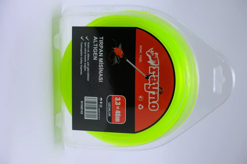 Rayno Altıgen Tırpan Misinası 3.0MMX56M