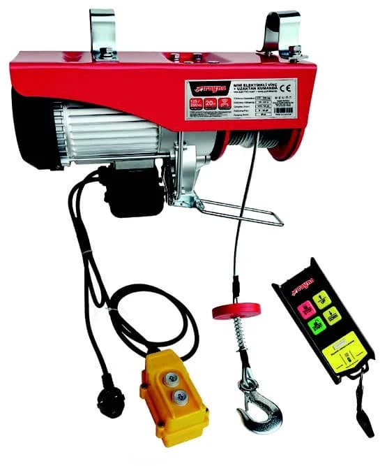 Rayno Elektrikli Mini Vinç 400-800 kg 20 M (Wifi)