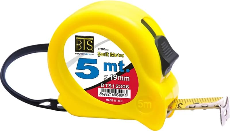 Bts BTS12306 Btsd3 Serisi Şerit Metre 5mt X 19mm