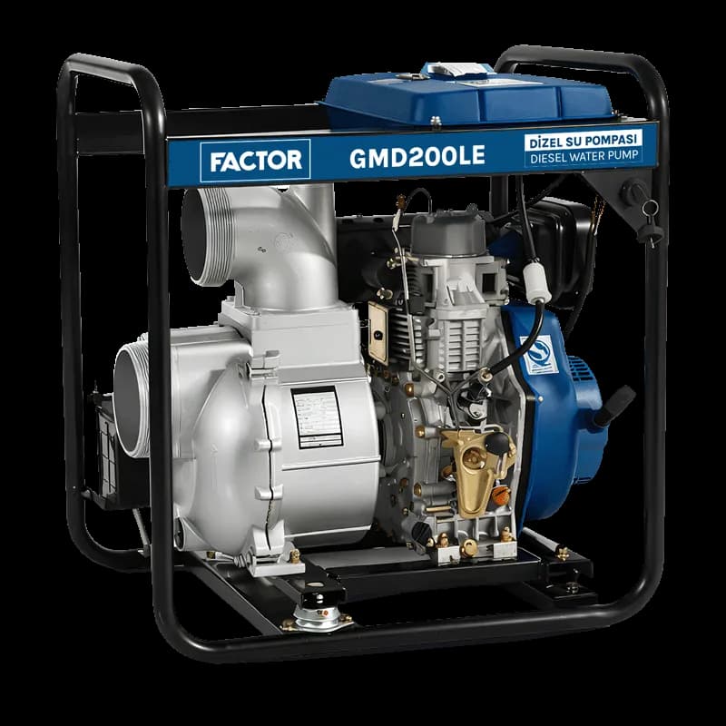 Factor GMD200LE Su Pompası Dizel Marşlı 200mm