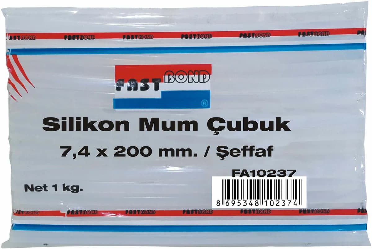 Fastbond FA10237 Şeffaf İnce Silikon Mum Çubuk thumbnail 2