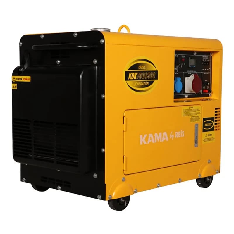 Kama By Reis KDK7500SC3 Dizel Jeneratör 5.5 Kw/6.9 Kva
