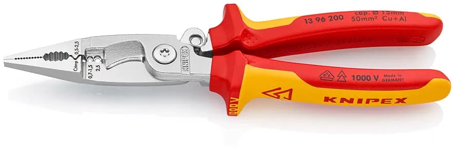 Knipex 1396200 13 96 200 Vde Kombine Elektrikçi Pensesi