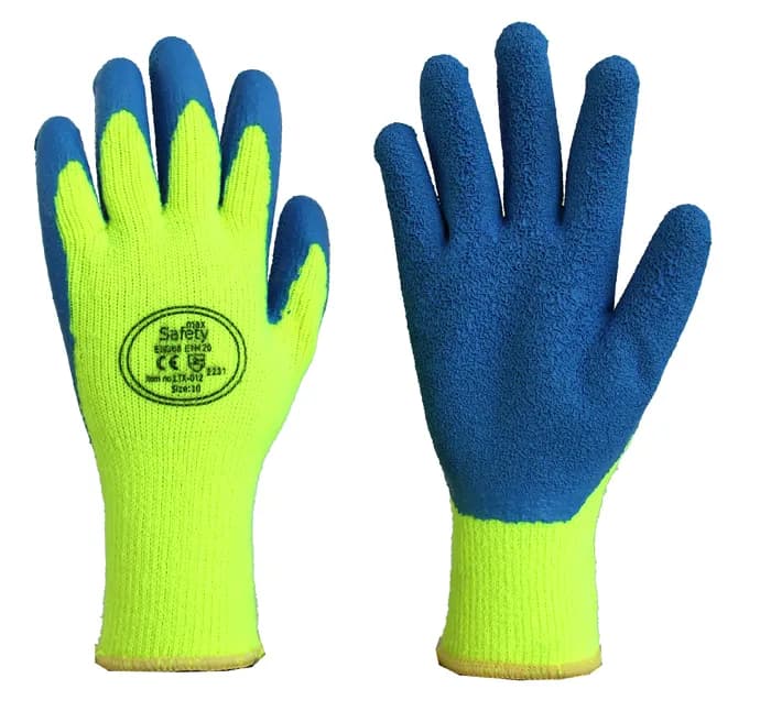 Max Safety LTX-012 Lateks Kaplı Kış Eldiveni No: 10