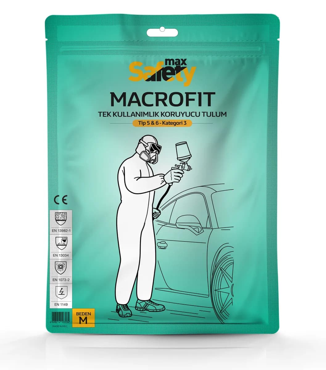 Max Safety MACROFIT-M Maxsafety Macrofit Disposable Coveralls thumbnail 2
