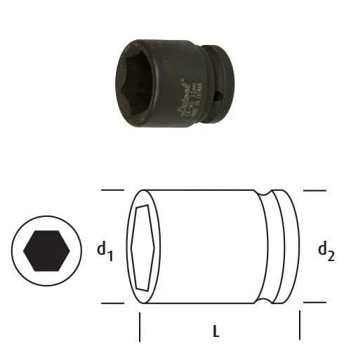 Osaka LN34I2-9/16 3/4 2-9/16 Inch Lokma