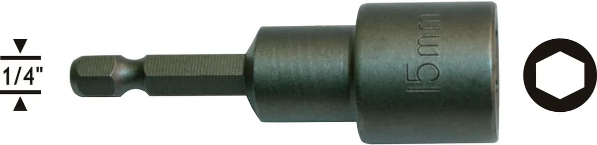 Proscr SCR03011 Somun Adaptörü 1/4"x65x6 mm