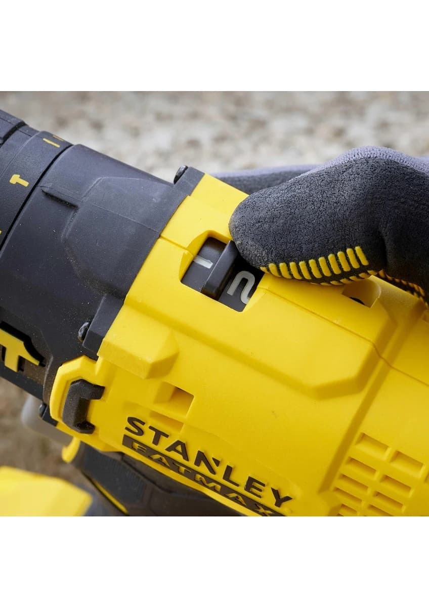 Stanley SCD718D2A 18V 2.0Ah FatMax Çift Akülü Darbeli Matkap ve 86 Parça Set thumbnail 4