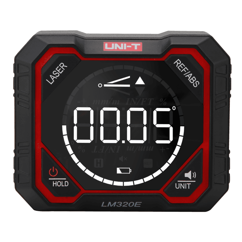 Uni-T LM320E Yüksek Hassasiyetli Açı Ölçer(Lazerli)