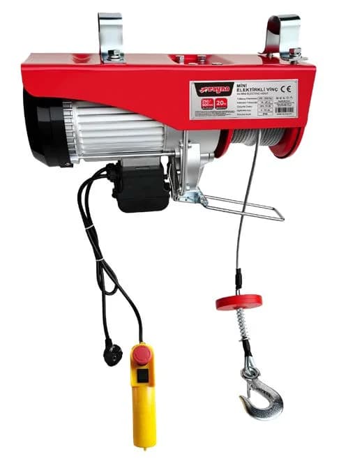 Rayno Elektrikli Mini Vinç 125-250 kg 20 M