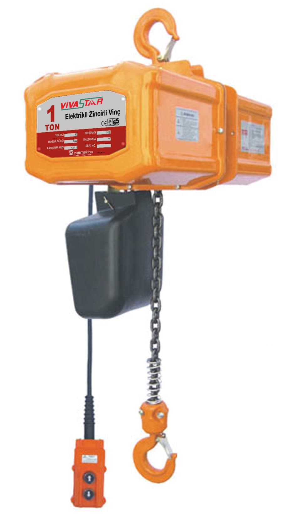 Vivastar VVVINC-2 Elektrikli Zincirli Vinç 2000 kg